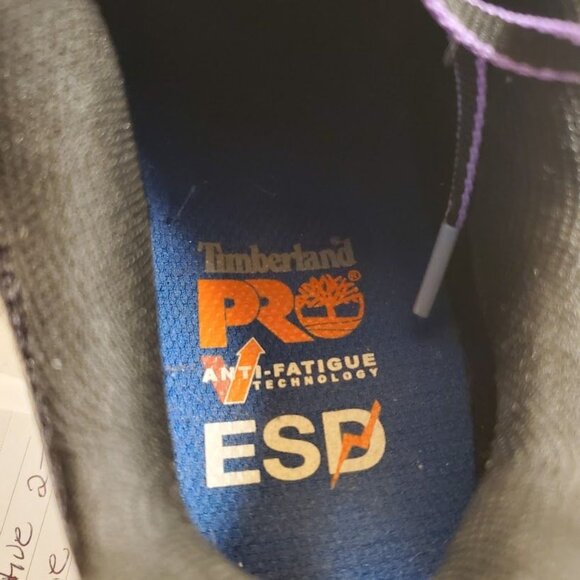 Timberland PRO Women's 9M Work Shoes Purple ESD Anti-Fatigue Slip Resistant NWOB - Picture 8 of 9